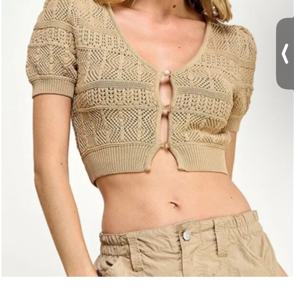 Free People knit cardi
